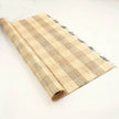 Artisan Hand Woven Jute  Cotton Grey Plaid Rug-5X7 Ft