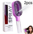 One-Click Spray Hair Brush – Anti-Frizz Detangling Mist Comb for All Hair Types