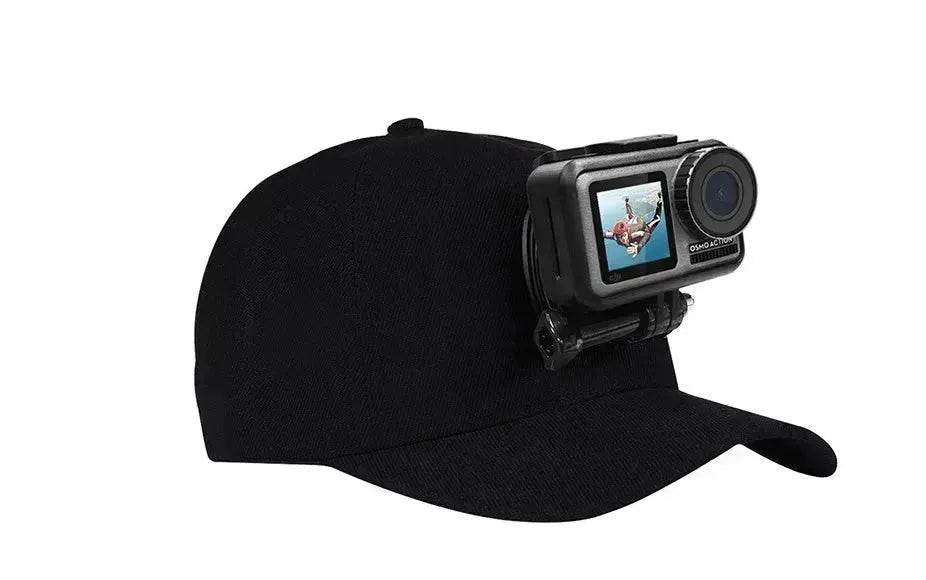 Canvas Sun Hat Cap Cycling Hiking Golfing Fishing For Sports Action Cam Camera