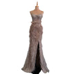 Suspender formal dress  Tassel Slim-fit Party Banquet Engagement Dress