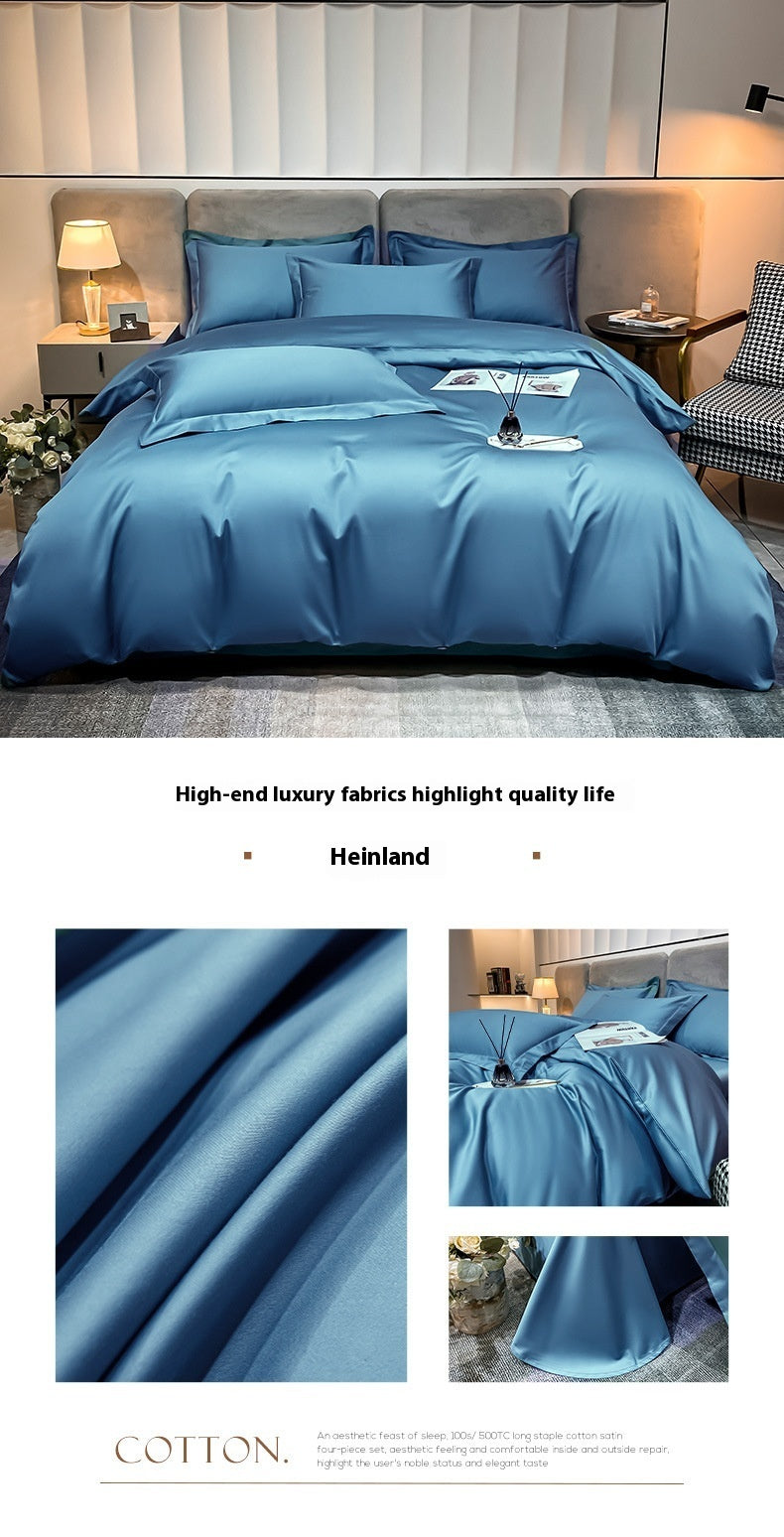 Egyptian Long‑Staple Satin Fabric Cotton Sheet – Luxury, Breathability & Timeless Comfort