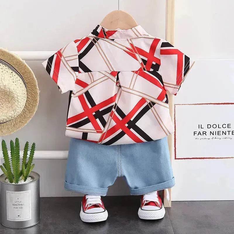 Cross-border Suit Short Sleeve Two-piece