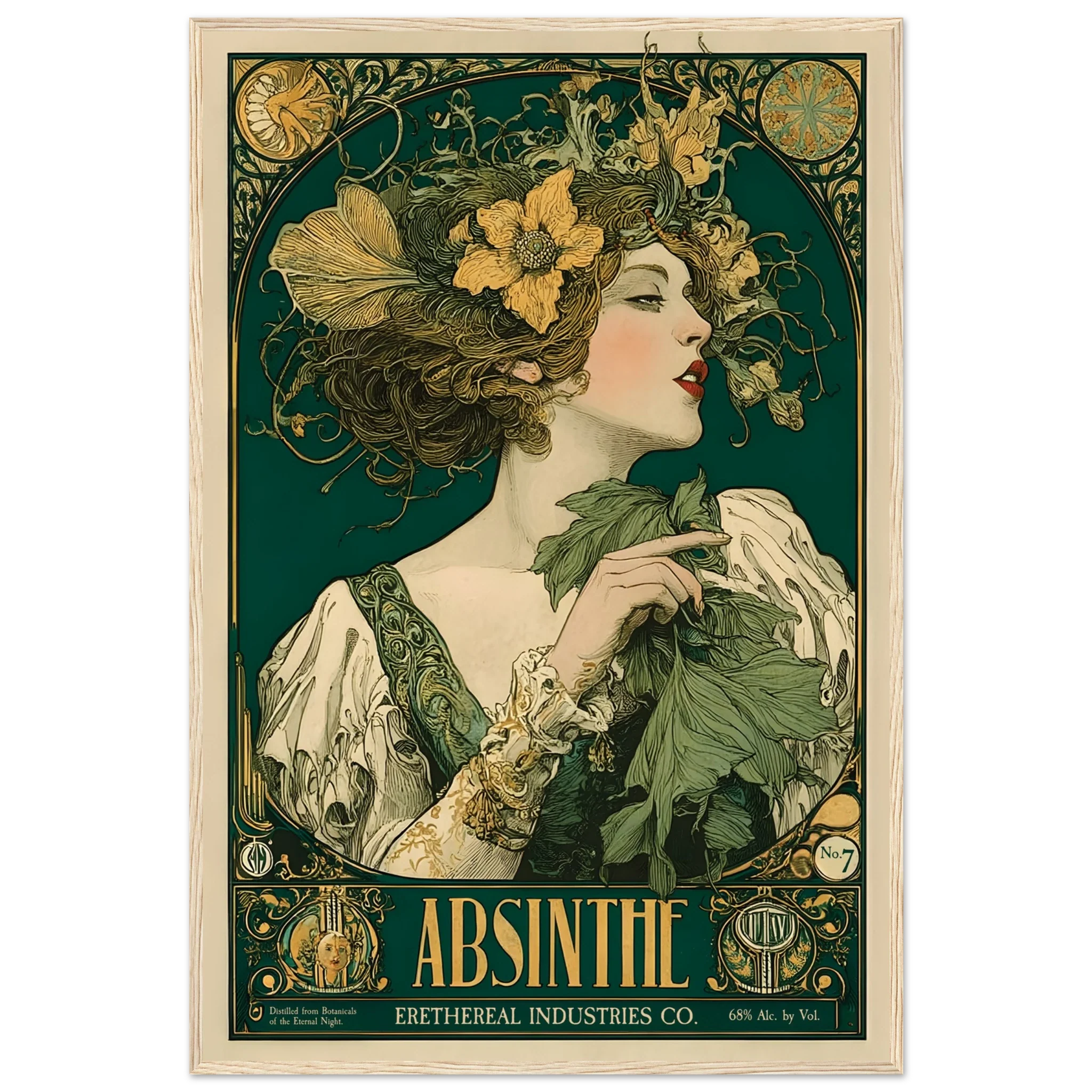 L’Absinthe d’Ombre - Poster & Framed Print
