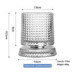 Luxury Spinning Glass with Crystal Base – Stress-Relieving Rotating Cup, 9 Styles