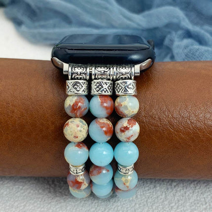 Simple And Versatile Beaded Bracelet smart watch strap