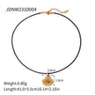 Stainless Steel Shell & Starfish Beach Necklace – Electroplated Clavicle Chain for Women (14 Styles)