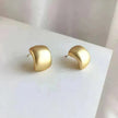female's plated Korean style earrings