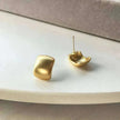 female's plated Korean style earrings