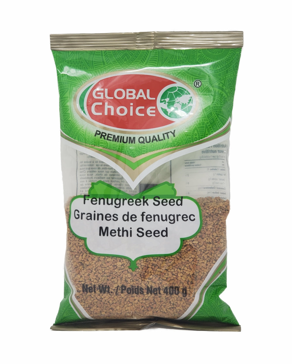 Global Choice Fenugreek Seed 400gm (Methi Seed)