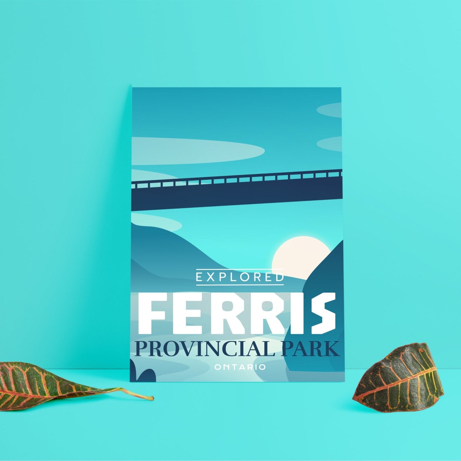 Ferris Provincial Park 'Explored' Poster, Canada Parks