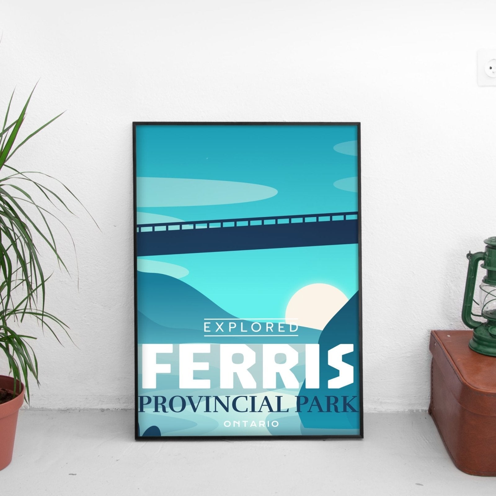 Ferris Provincial Park 'Explored' Poster, Canada Parks