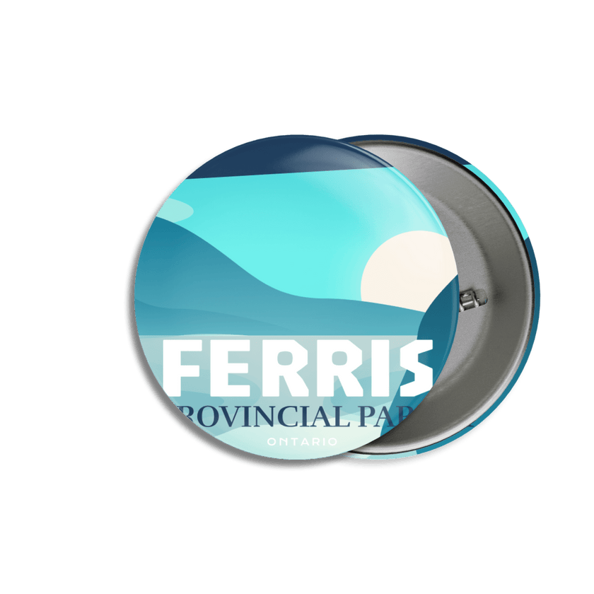 Ferris Provincial Park of Ontario Pinback Button, Canada Parks