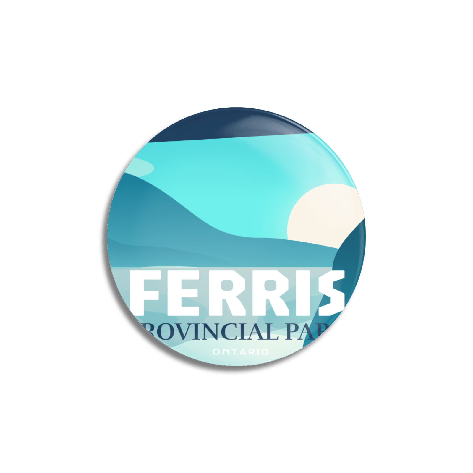 Ferris Provincial Park of Ontario Pinback Button, Canada Parks