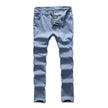 Fashion Trend Men Blue Denim Trousers Jeans