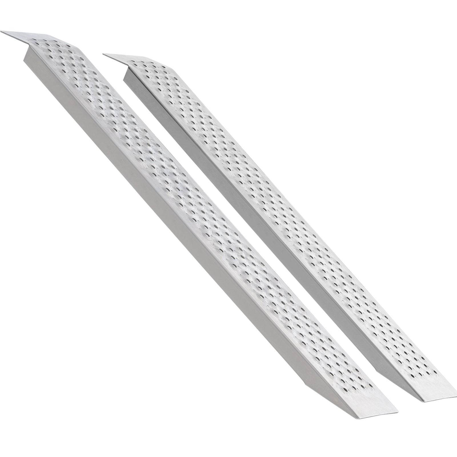 47.2 X 8.5 Aluminum Ramps 880 LBS Capacity Loading Ramps 2PCS