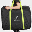 Large Foldable Oxford Cloth Storage Bag, 100L Capacity, S and L Sizes, Black and Green