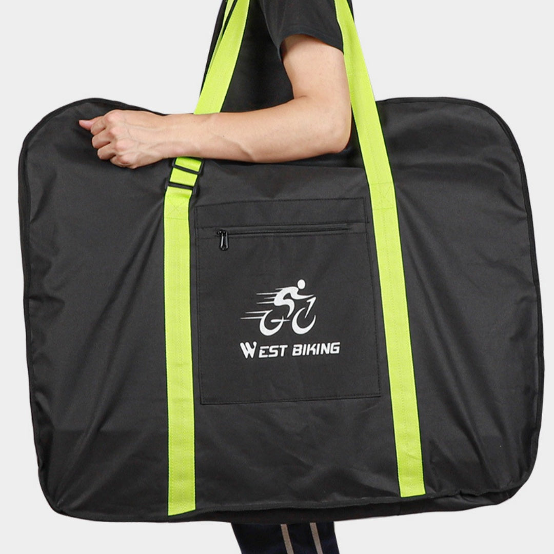 Large Foldable Oxford Cloth Storage Bag, 100L Capacity, S and L Sizes, Black and Green