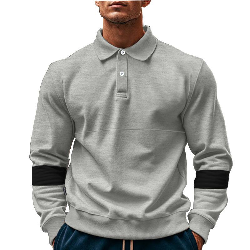 Mens Polo Shirts – Color-Match Casual Polyester Blend Polo