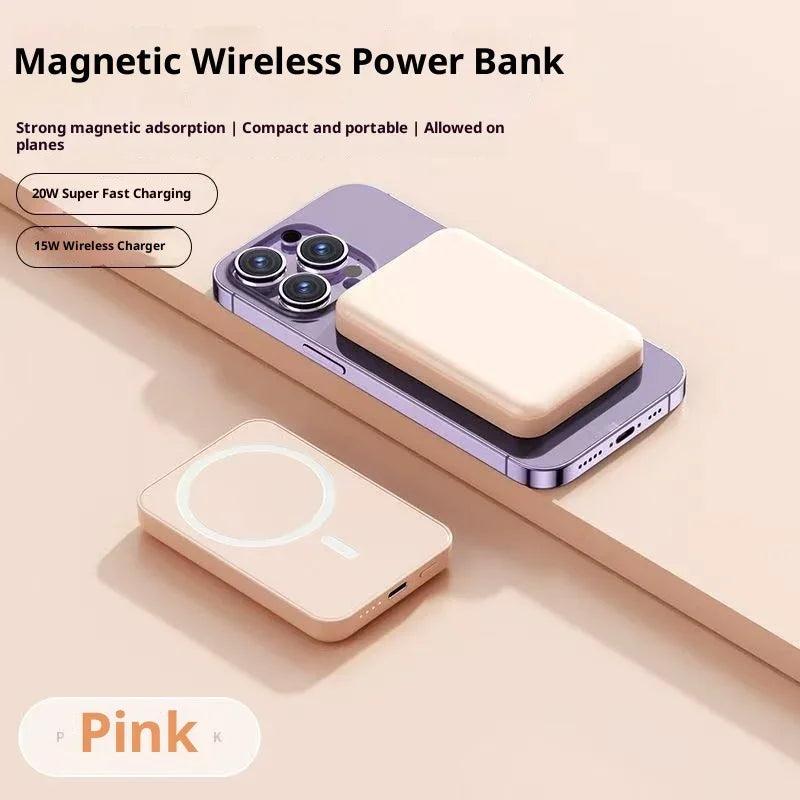 Bi-directional Fast Charging Magnetic Wireless Power Bank