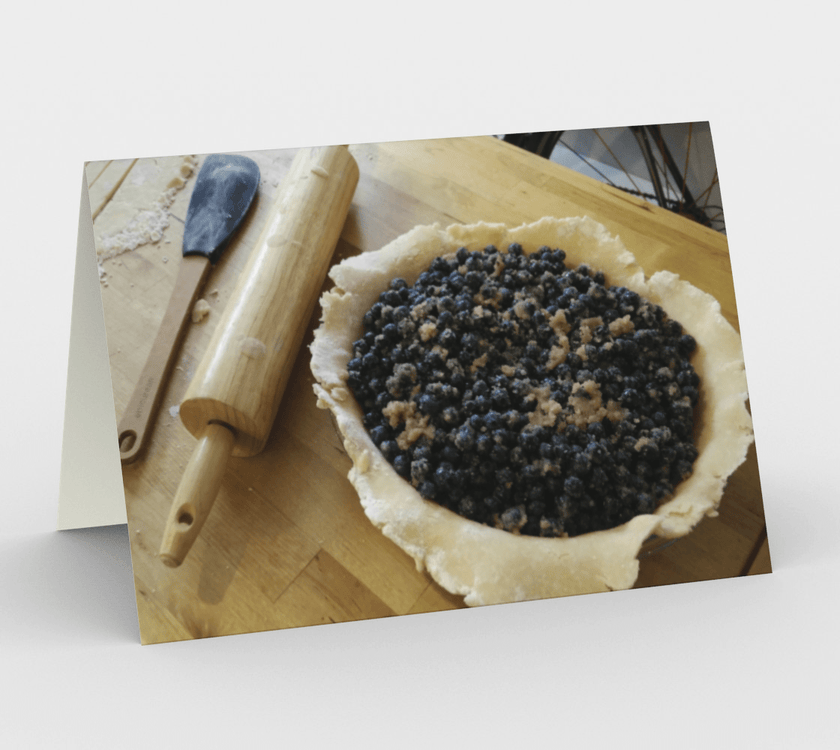 Set of 3 Blank Greeting Cards | 5 x 7 | Blueberry Pie