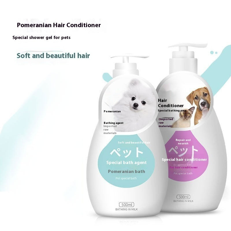 Pet Shower Gel & Shampoo – Breed-Specific Formula for Dogs & Cats | Deodorizing Bath Wash