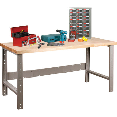 Pre-Designed Workbench, Top & Legs Only, 2500 lbs. Cap., 72