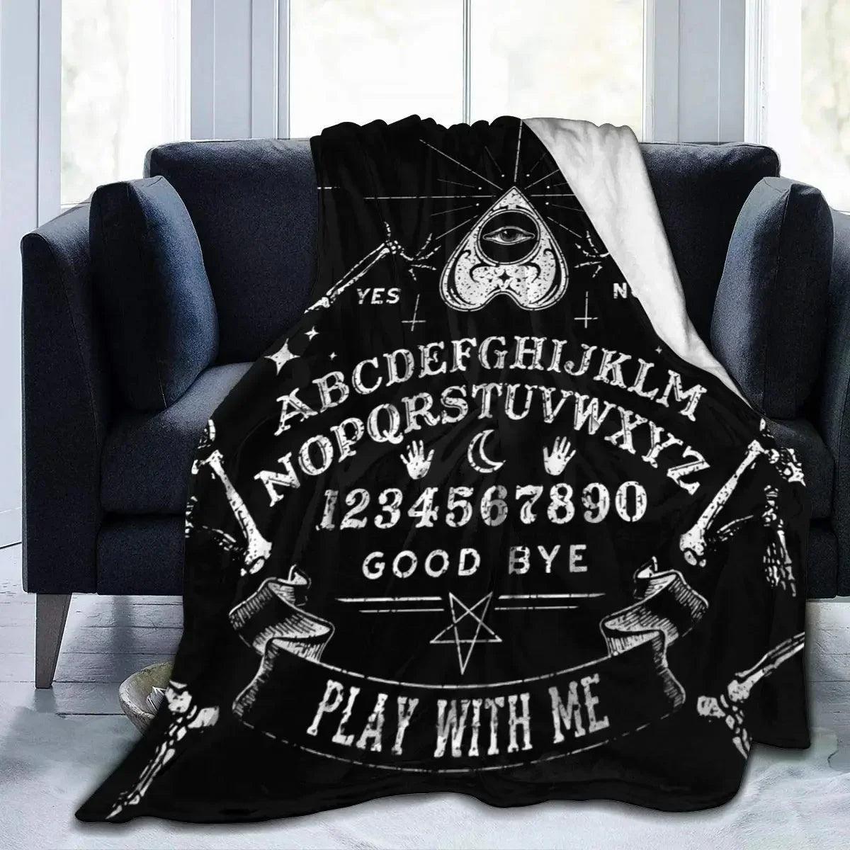 Halloween Witch Blanket Flannel Blanket