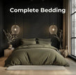 Solid Colour Cotton Four-piece Duvet Cover Bedding Set