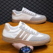 Men's Versatile Casual Canvas Sneakers – Lace-Up Board Shoes