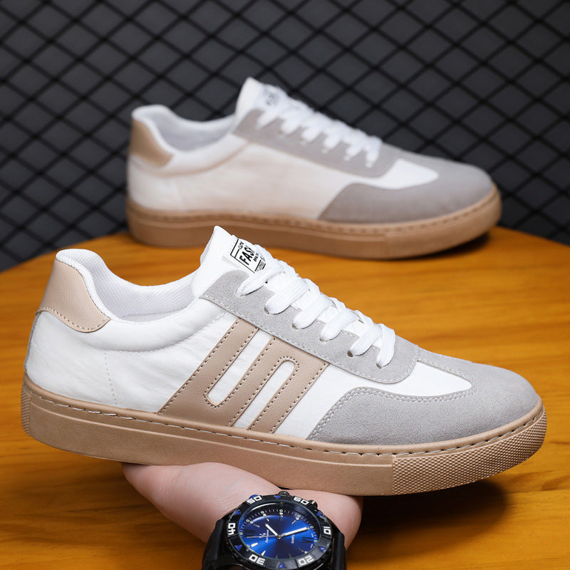 Men's Versatile Casual Canvas Sneakers – Lace-Up Board Shoes