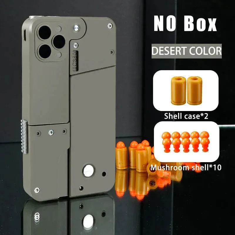 mobile phone shape folding soft bullet gun toy