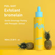 PHOFAY Gentle Peeling Solution – Papaya Enzyme AHA BHA Exfoliating Face Scrub