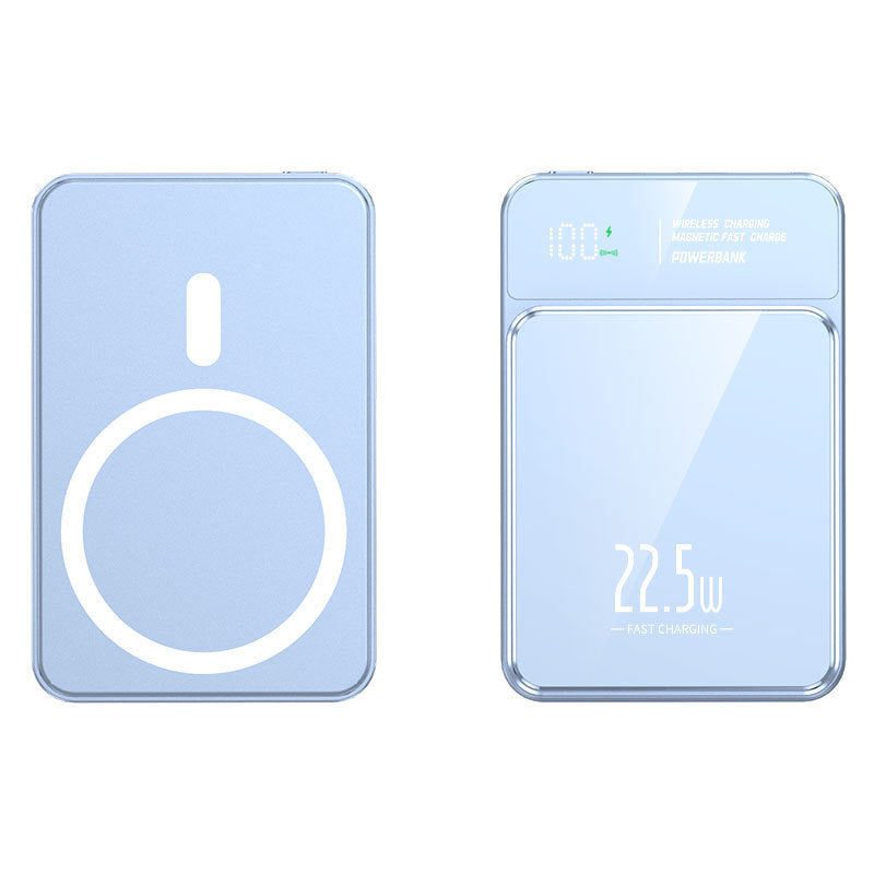 Magnetic Wireless Power Bank – 15W Fast Charging MagSafe Style