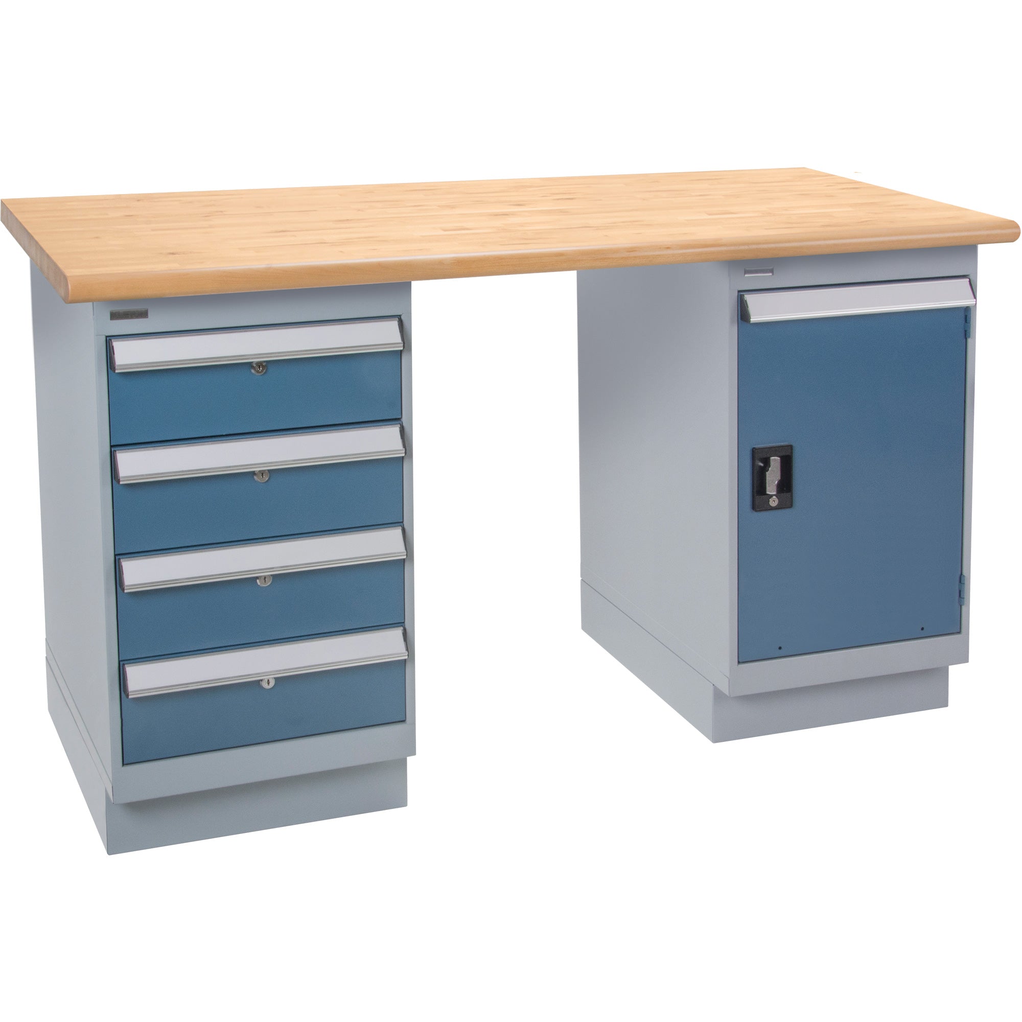 Heavy-Duty Workbench, Door & Drawers, 1500 lbs. Cap., 72