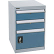 Pedestal Workbench with One Door & Two Drawers, 2 Drawers, 18