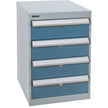 Four-Drawer Pedestal Workbench, 18
