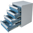 Four-Drawer Pedestal Workbench, 18