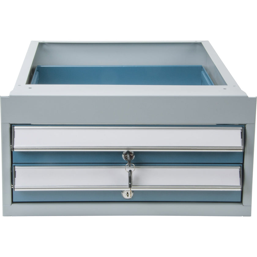 Double-Drawer Workbench, Steel, 18