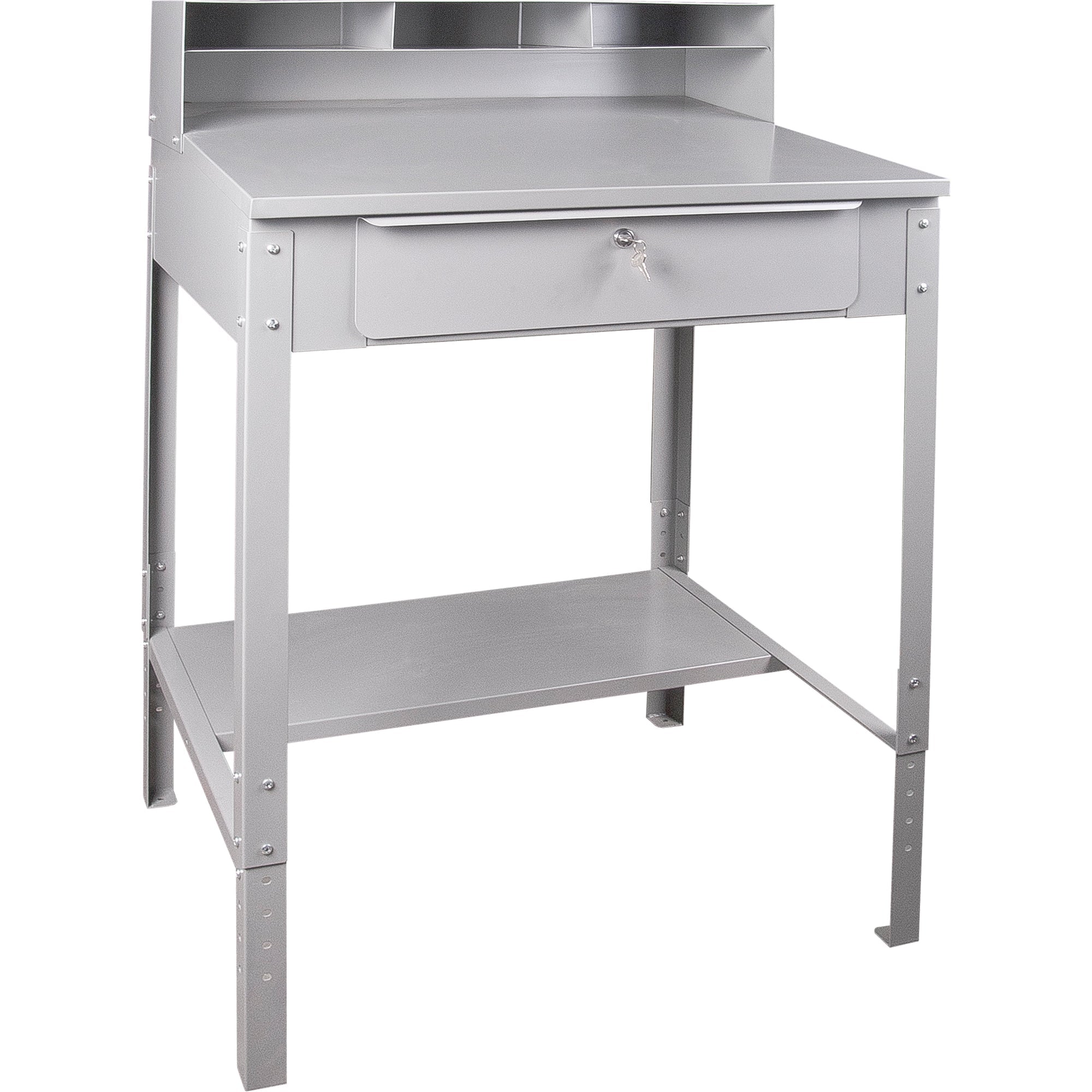 Open Floor Style Shop Desk, 34-1/2