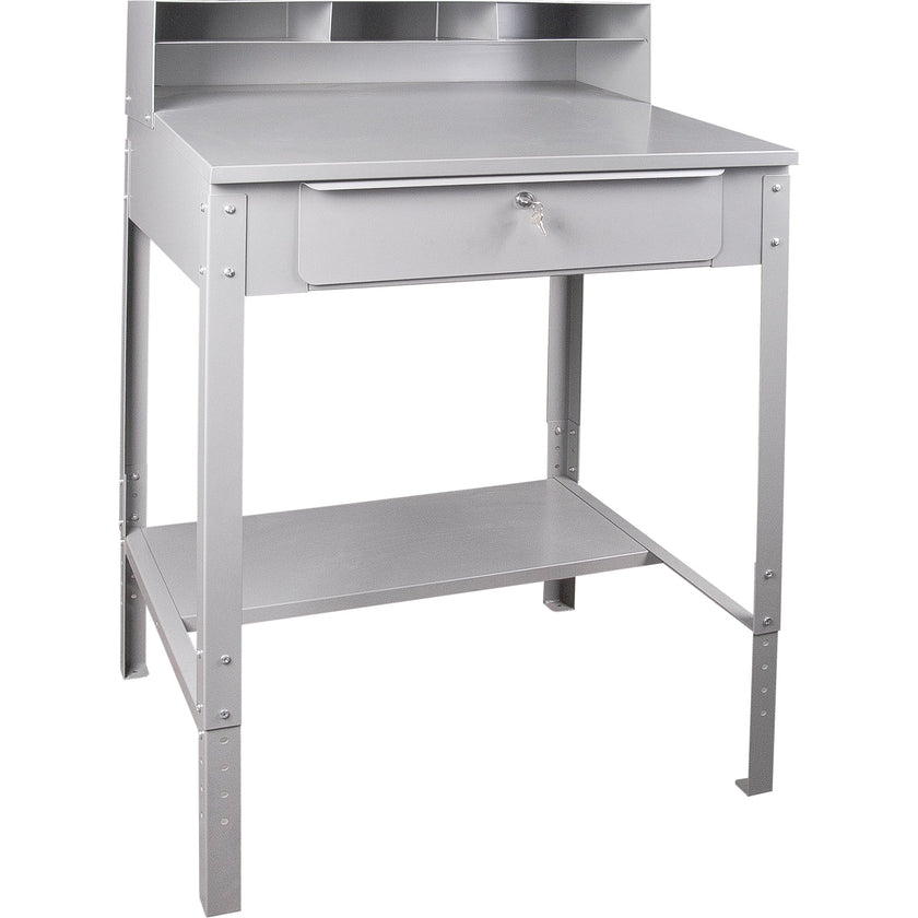 Open Floor Style Shop Desk, 34-1/2