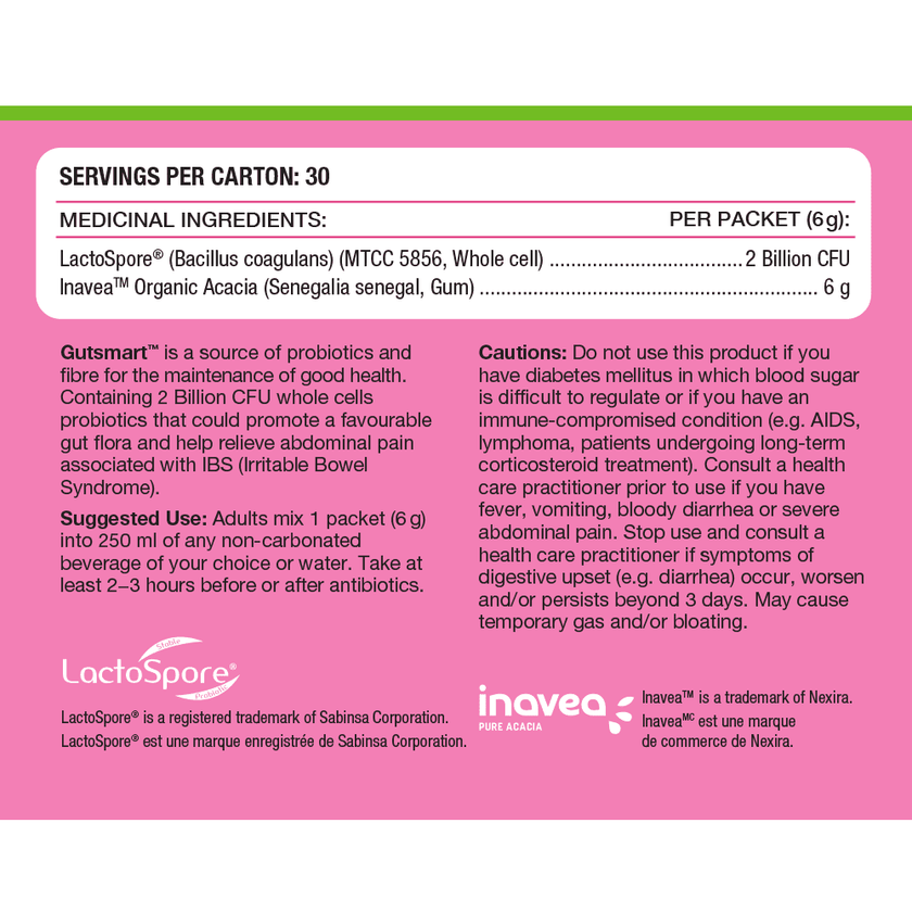 Fibre - GutSmart Prebiotic & Probiotic Formula