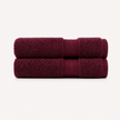 Pure Cotton Bath Towel Set – Burgundy & Turquoise | 500gsm Wholesale Towels