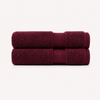 Pure Cotton Bath Towel Set – Burgundy & Turquoise | 500gsm Wholesale Towels