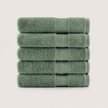 Pure Cotton Bath Towel Set – Burgundy & Turquoise | 500gsm Wholesale Towels