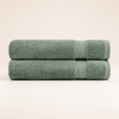 Pure Cotton Bath Towel Set – Burgundy & Turquoise | 500gsm Wholesale Towels