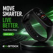 Waterproof Fitness Tracker with Heart Rate and Blood Pressure Monitor