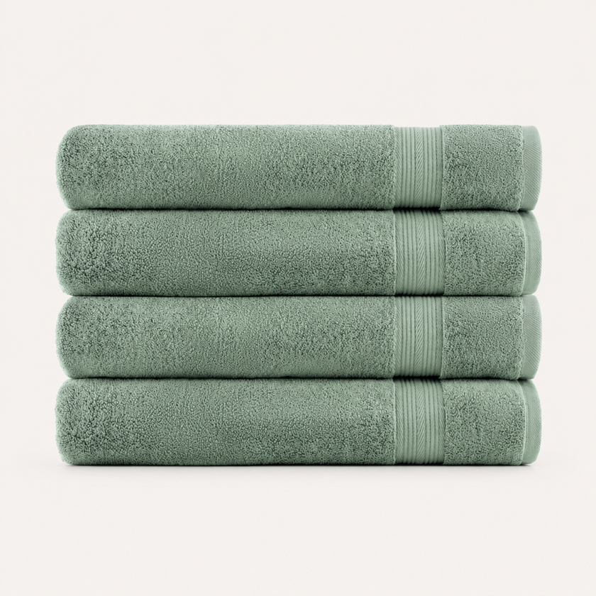 Pure Cotton Bath Towel Set – Burgundy & Turquoise | 500gsm Wholesale Towels