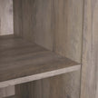 Genoa Modern 2-Piece Freestanding Wardrobe - Rustic Grey