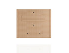 Augusta Modern Floating Shelved Entertainment Center - Beige/Cream Gloss