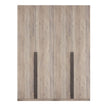 Genoa Modern 2-Piece Freestanding Wardrobe - Rustic Grey